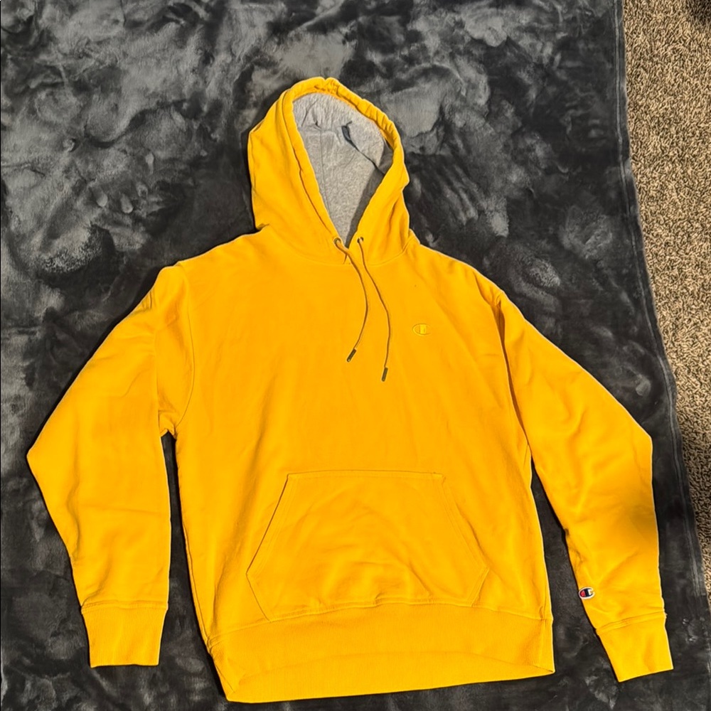Champion Yellow Hoodie for Men